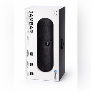 iHip JAMBAR Wireless Bluetooth Speaker Portable Call Answer 30ft Range Black
